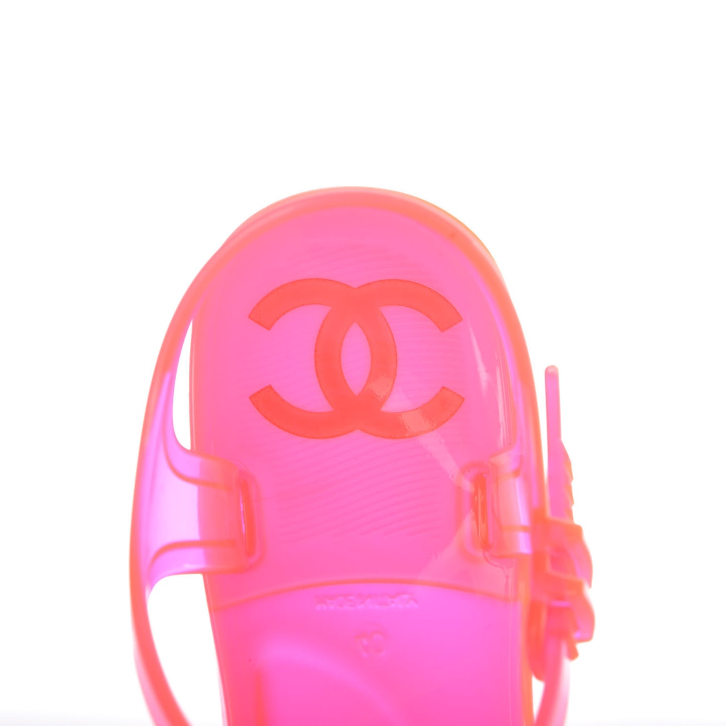 Jelly Camellia Thong Sandals 40 Pink