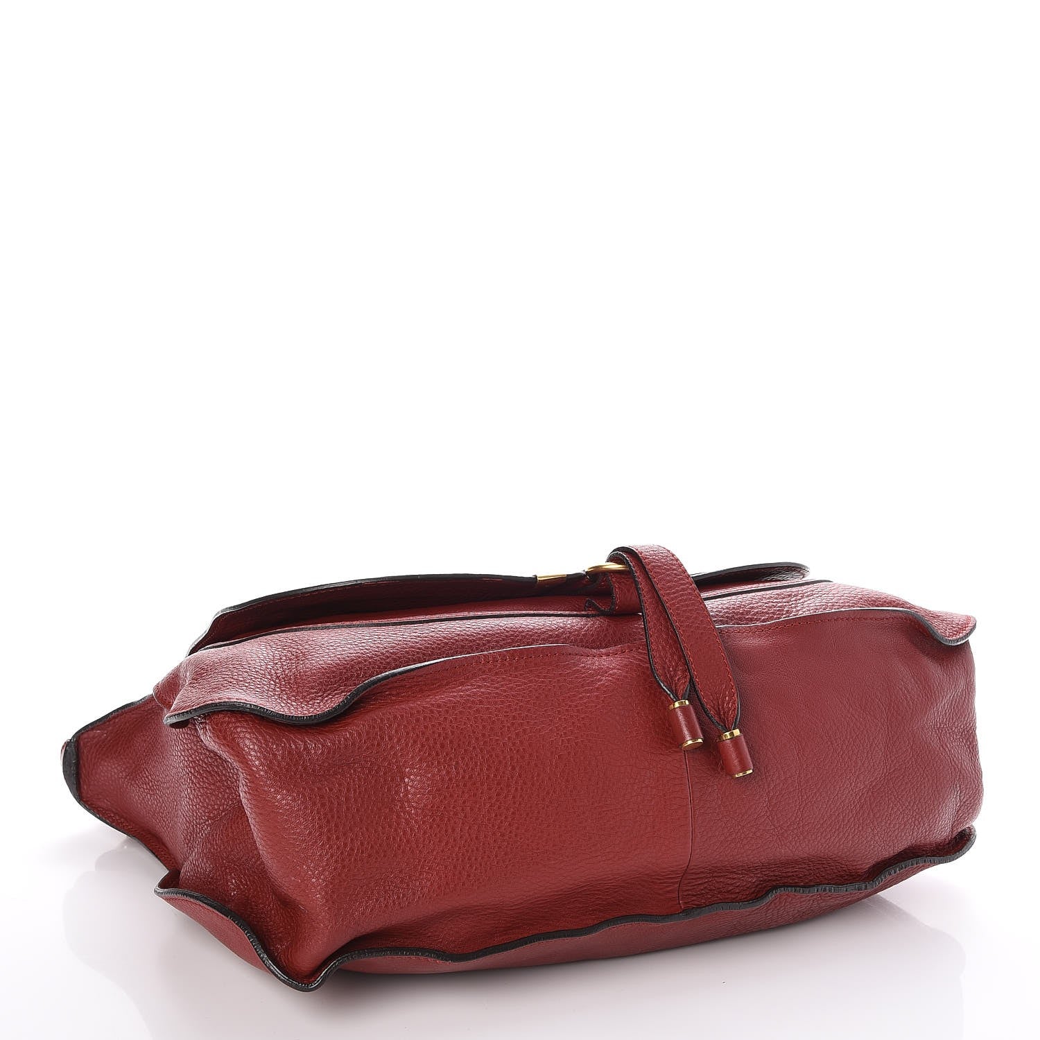 Chloe Calfskin Large Marcie Satchel Garnet 4 of 8