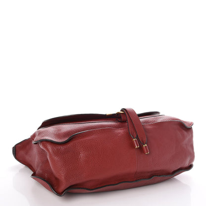 Chloe Calfskin Large Marcie Satchel Garnet 4 of 8