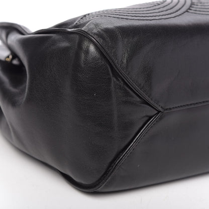 Chanel Lambskin CC Shoulder Bag Black 9 of 11