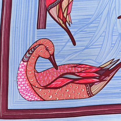Hermes Silk La Mare aux Canards Scarf 90 3 of 3