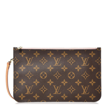 Louis Vuitton Monogram Neverfull MM GM Pochette Rose Ballerine 1 of 8