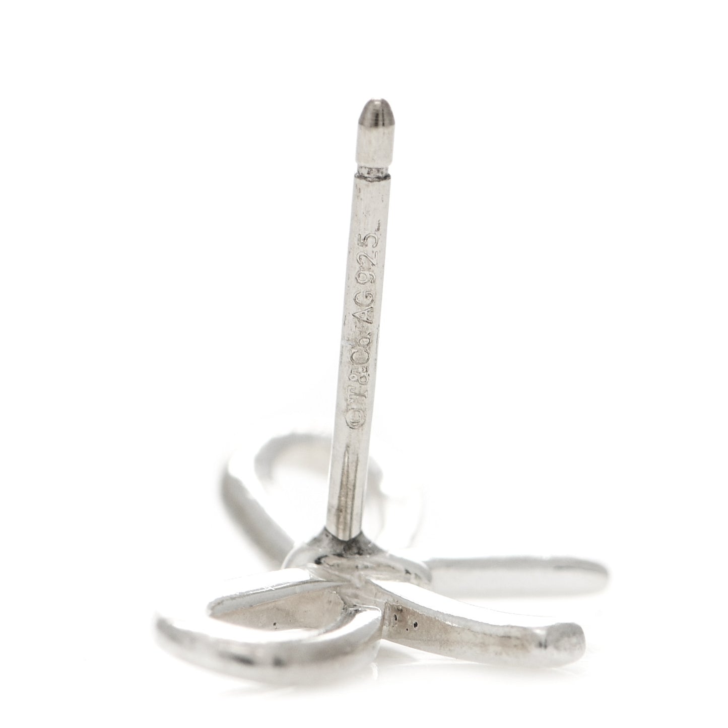 Sterling Silver Bow Earrings