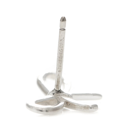 Tiffany Sterling Silver Bow Earrings 4 of 4