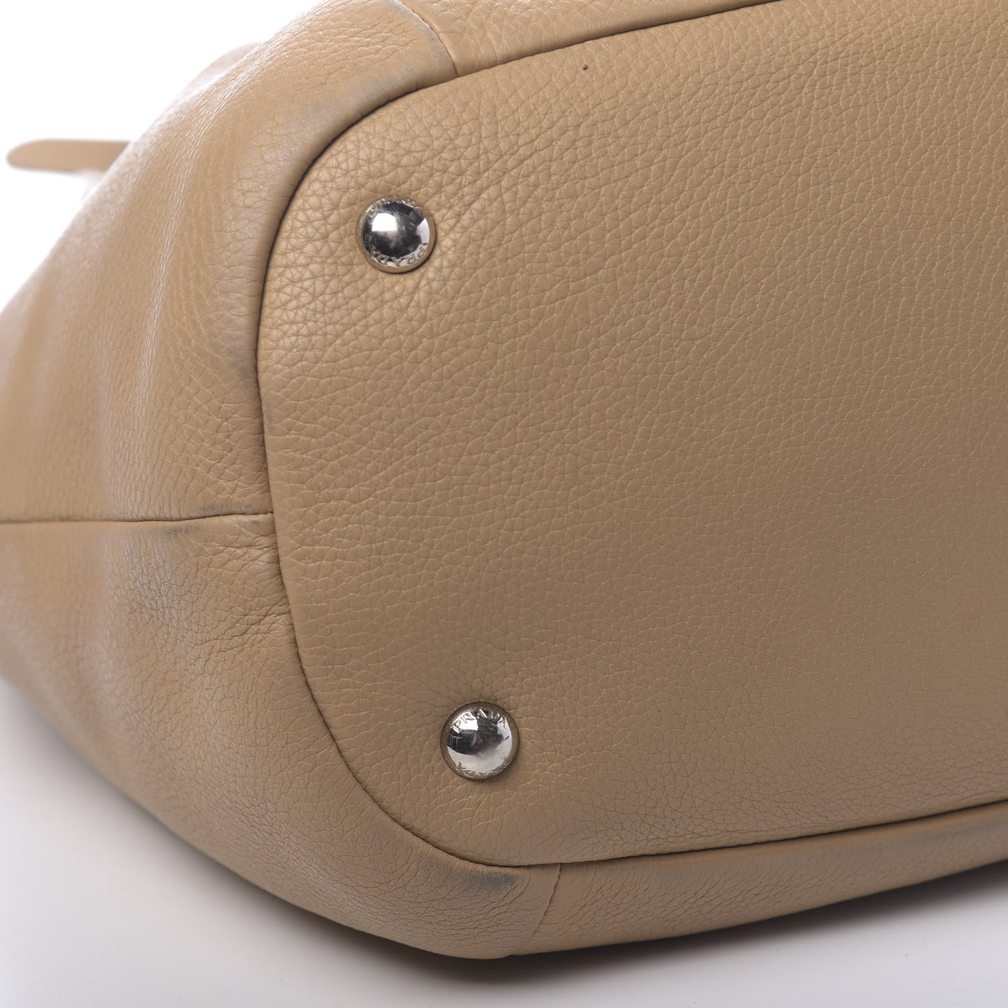 Vitello Daino Shoulder Bag Sabbia