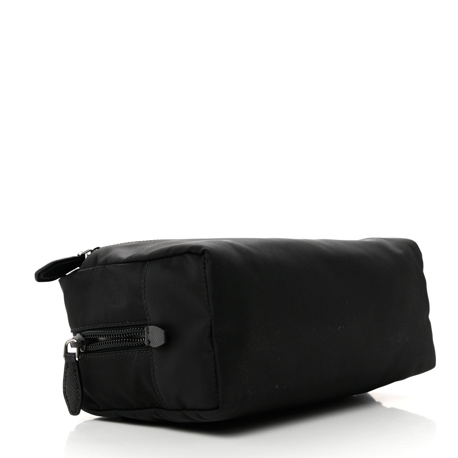 Prada Re-Nylon Saffiano Pouch Wristlet Black 4 of 7