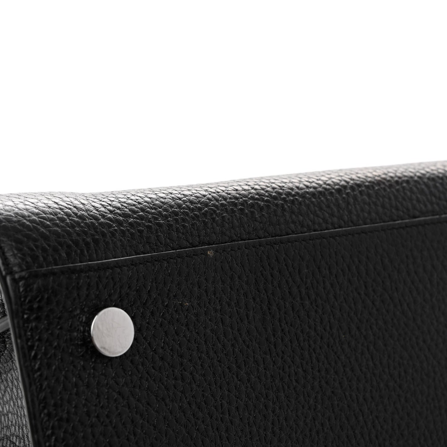 Grained Calfskin Large Sac De Jour Carryall Black