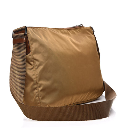 Prada Nylon Vela Sport Flat Messenger Bag Tabacco 3 of 9