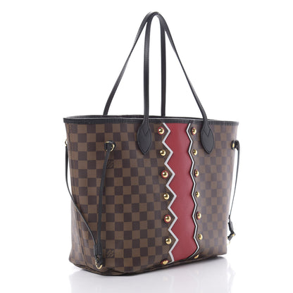 Louis Vuitton Damier Ebene Karakoram Neverfull MM 4 of 12