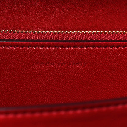 Celine Box Calfskin Medium Classic Box Flap Bag Red 7 of 10