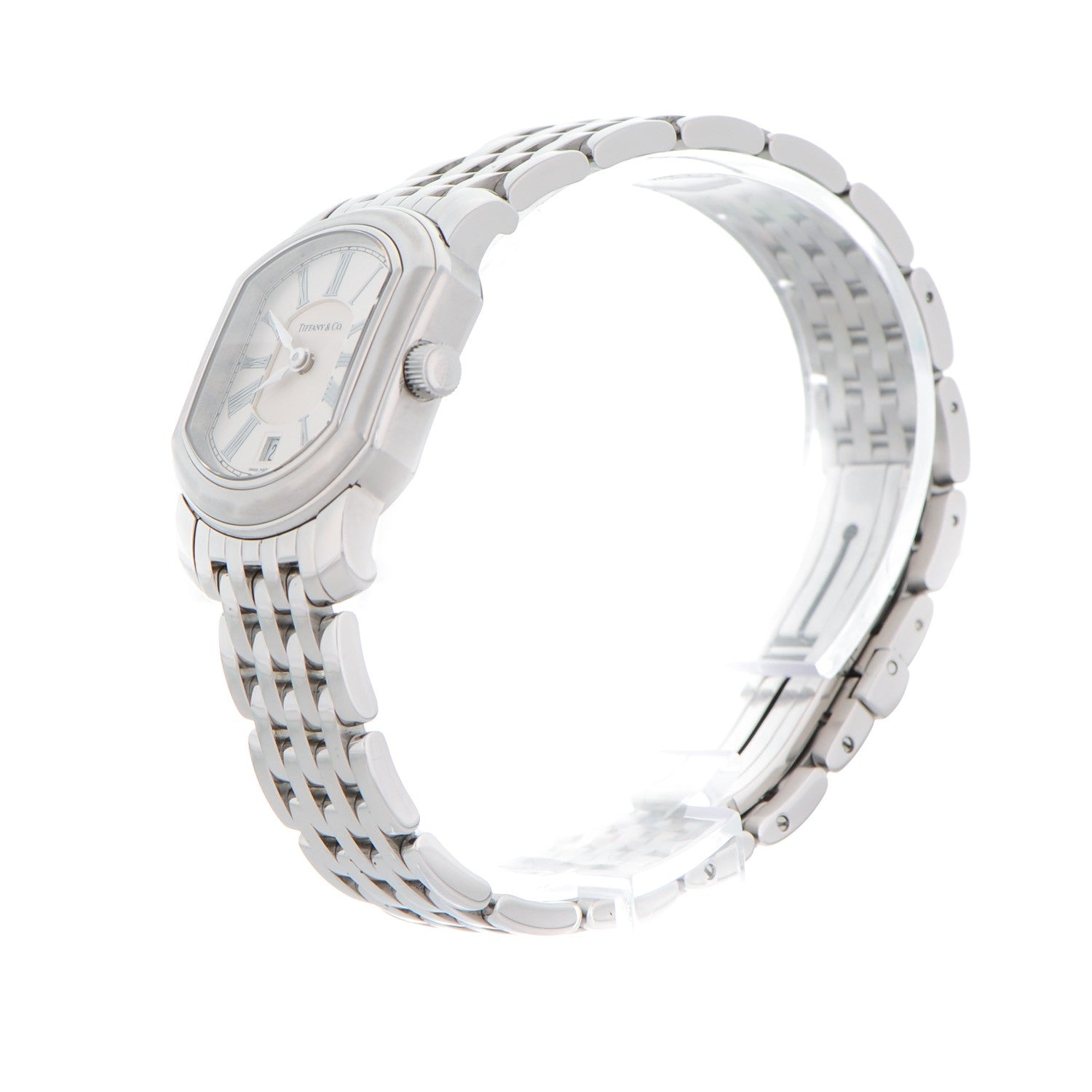 Tiffany Stainless Steel 24mm Mark Coupe Resonator Quartz Watch 3 of 8