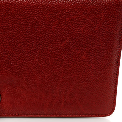 Chanel Caviar Quilted Medium Boy Flap Dark Red 15 of 15