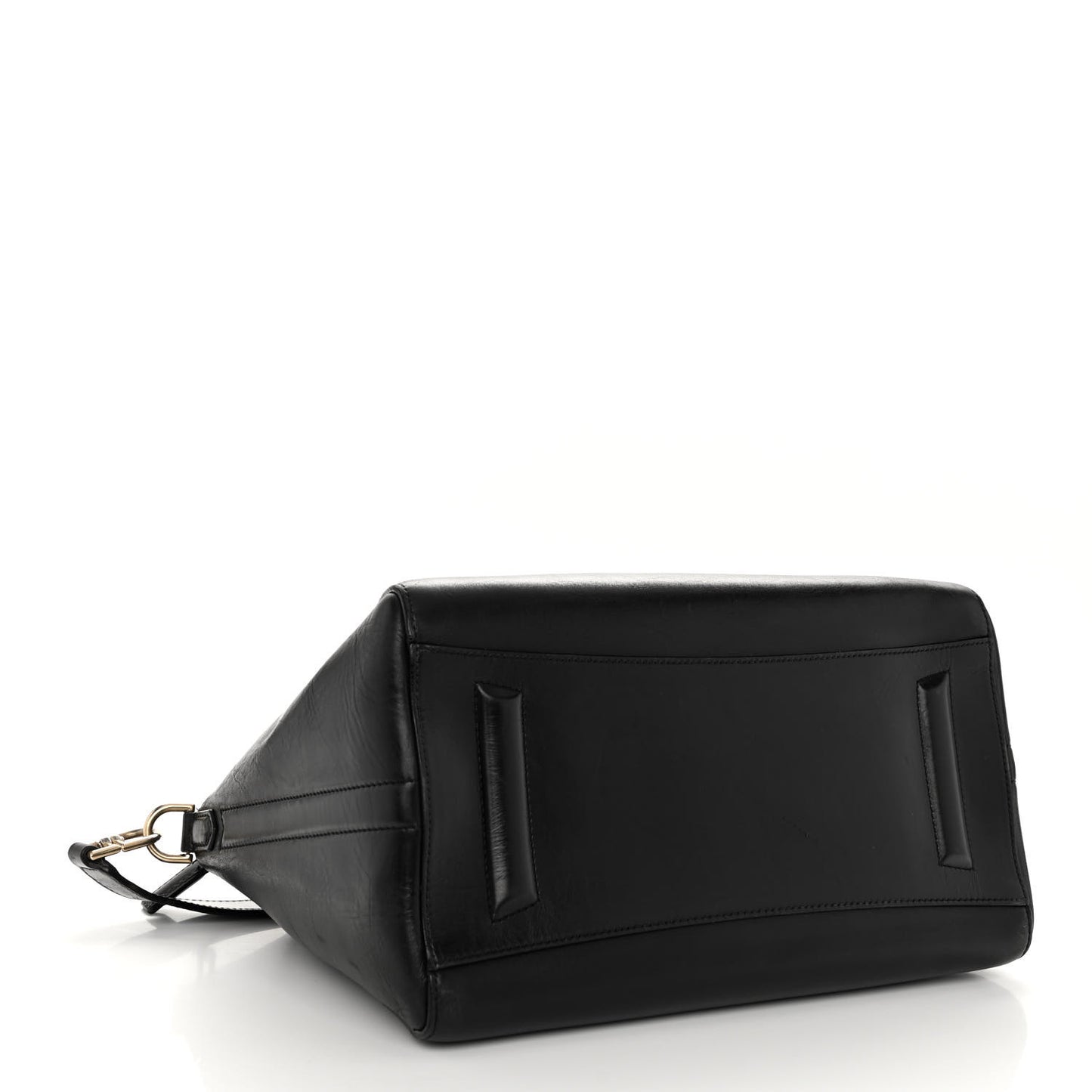 Shiny Lord Calfskin Medium Antigona Black