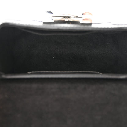 Louis Vuitton Epi Polka Dots Twist Shoulder Bag PM White Black 6 of 10