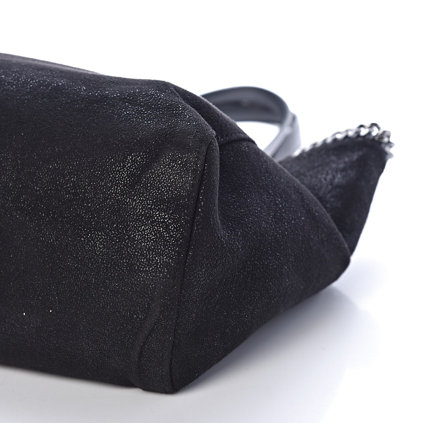 Shaggy Deer Falabella East West Shopper Tote Black