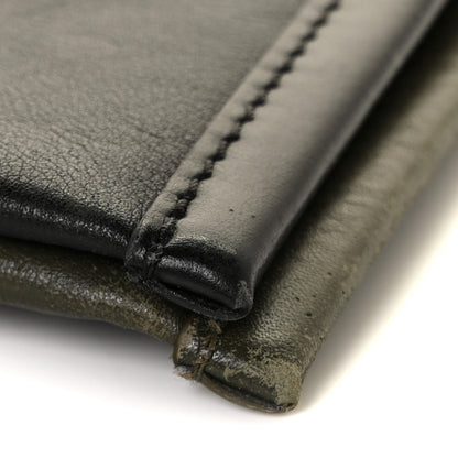 Louis Vuitton Calfskin Monogram Shadow Double Flat Messenger Black Khaki 10 of 11