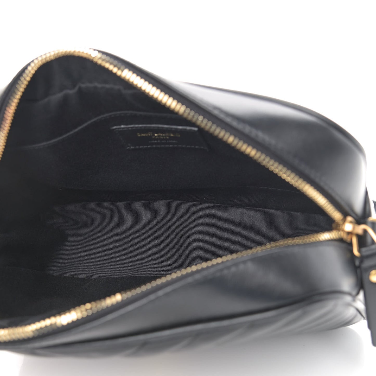Calfskin Matelasse Monogram Lou Camera Bag Black