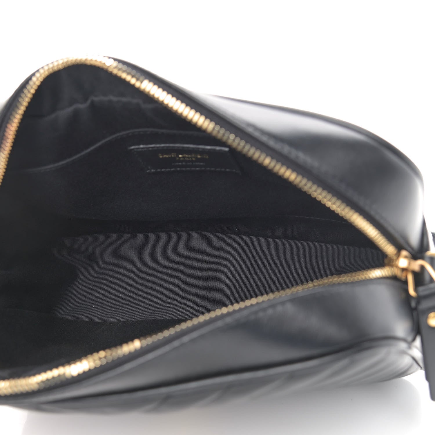 Saint Laurent Calfskin Matelasse Monogram Lou Camera Bag Black 6 of 10