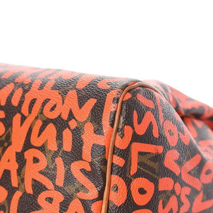Louis Vuitton Monogram Graffiti Speedy 30 Orange 14 of 17