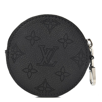 Louis Vuitton Mahina Round Coin Purse Black 1 of 7