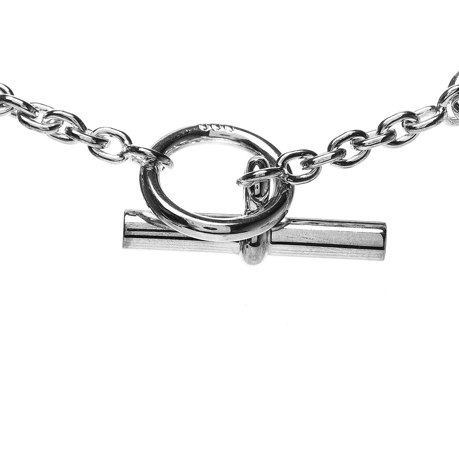 Hermes Sterling Silver Farandole Necklace 120 4 of 5