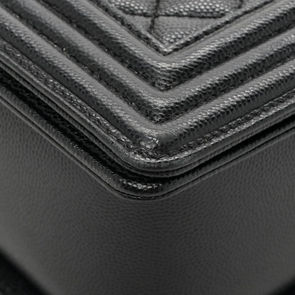 Chanel Caviar Quilted Large Boy Flap Black 12 of 15