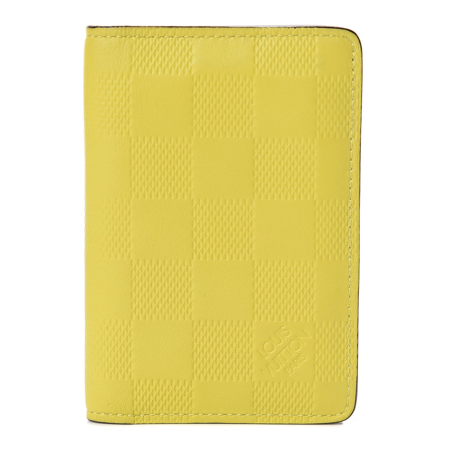 Louis Vuitton Damier Infini Pocket Organizer Vert Acide 1 of 8