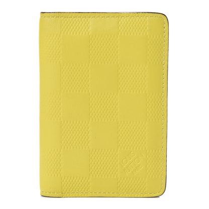 Louis Vuitton Damier Infini Pocket Organizer Vert Acide 1 of 8