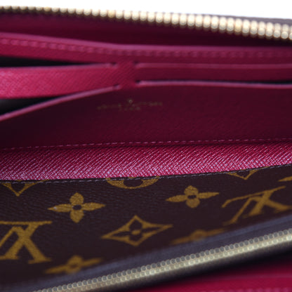 Louis Vuitton Monogram Clemence Wallet Fuchsia 5 of 9