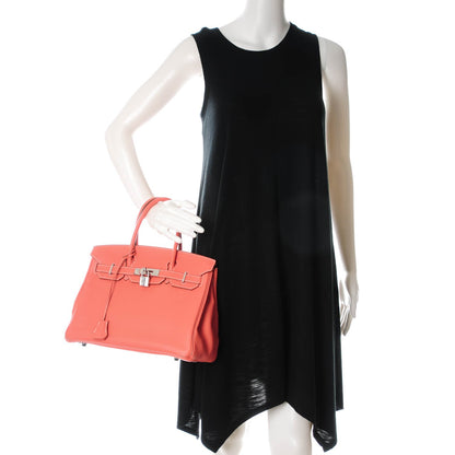 Hermes Clemence Birkin 30 Crevette 2 of 26