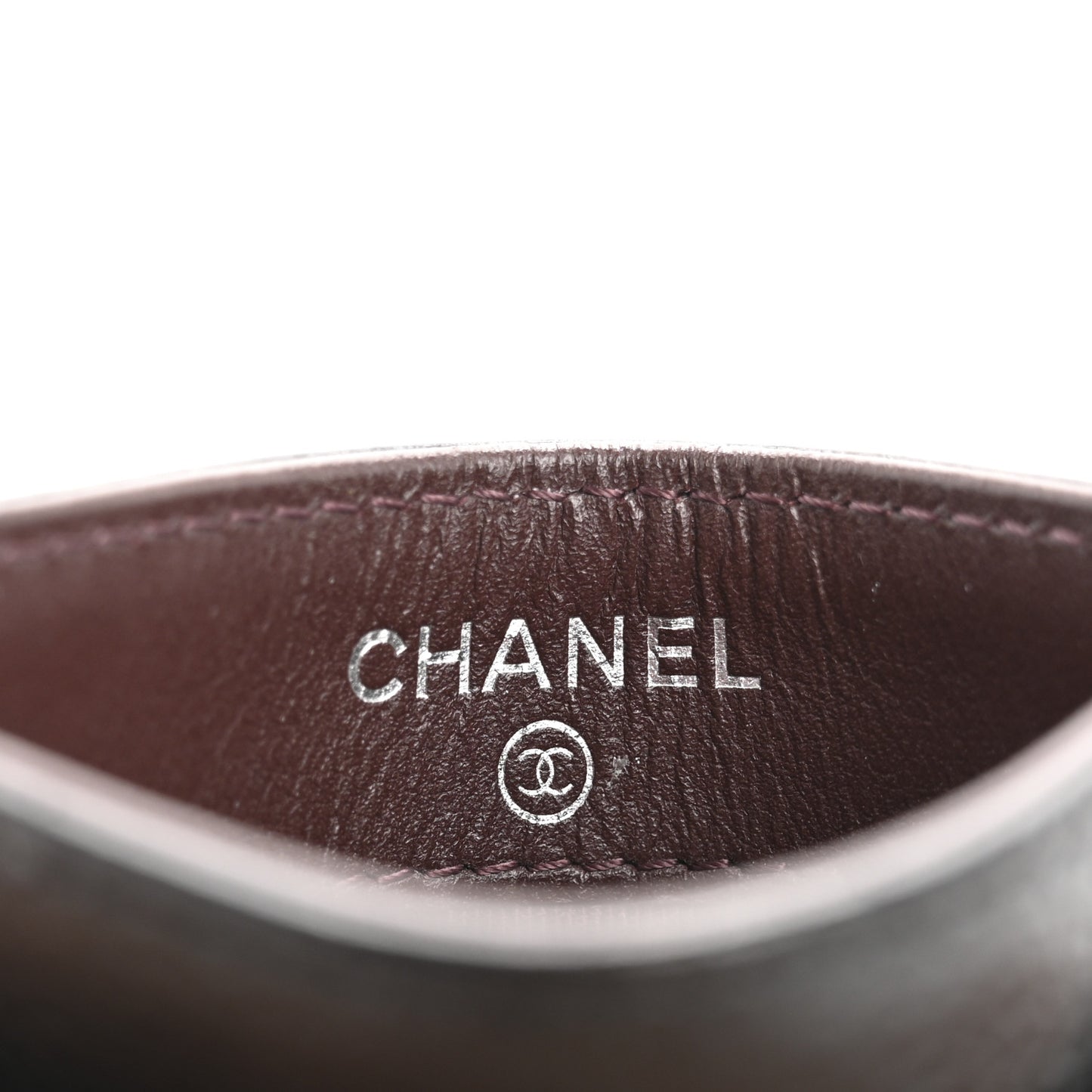 Caviar Quilted Card Holder Black