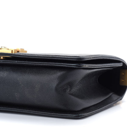 Chanel Caviar Quilted Medium Boy Flap Black 9 of 15