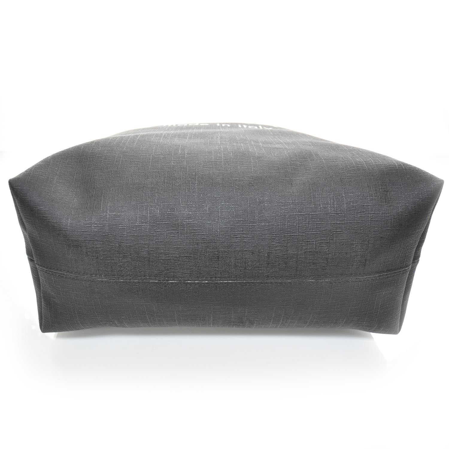 Gucci Coated Canvas Trademark Logo Tote Black 5 of 9