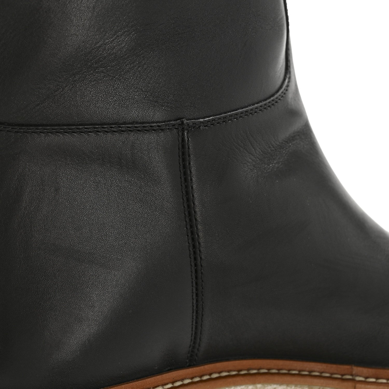 Hermes Calfskin Faustine Boots 38.5 Black 10 of 11