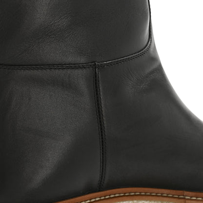 Hermes Calfskin Faustine Boots 38.5 Black 10 of 11