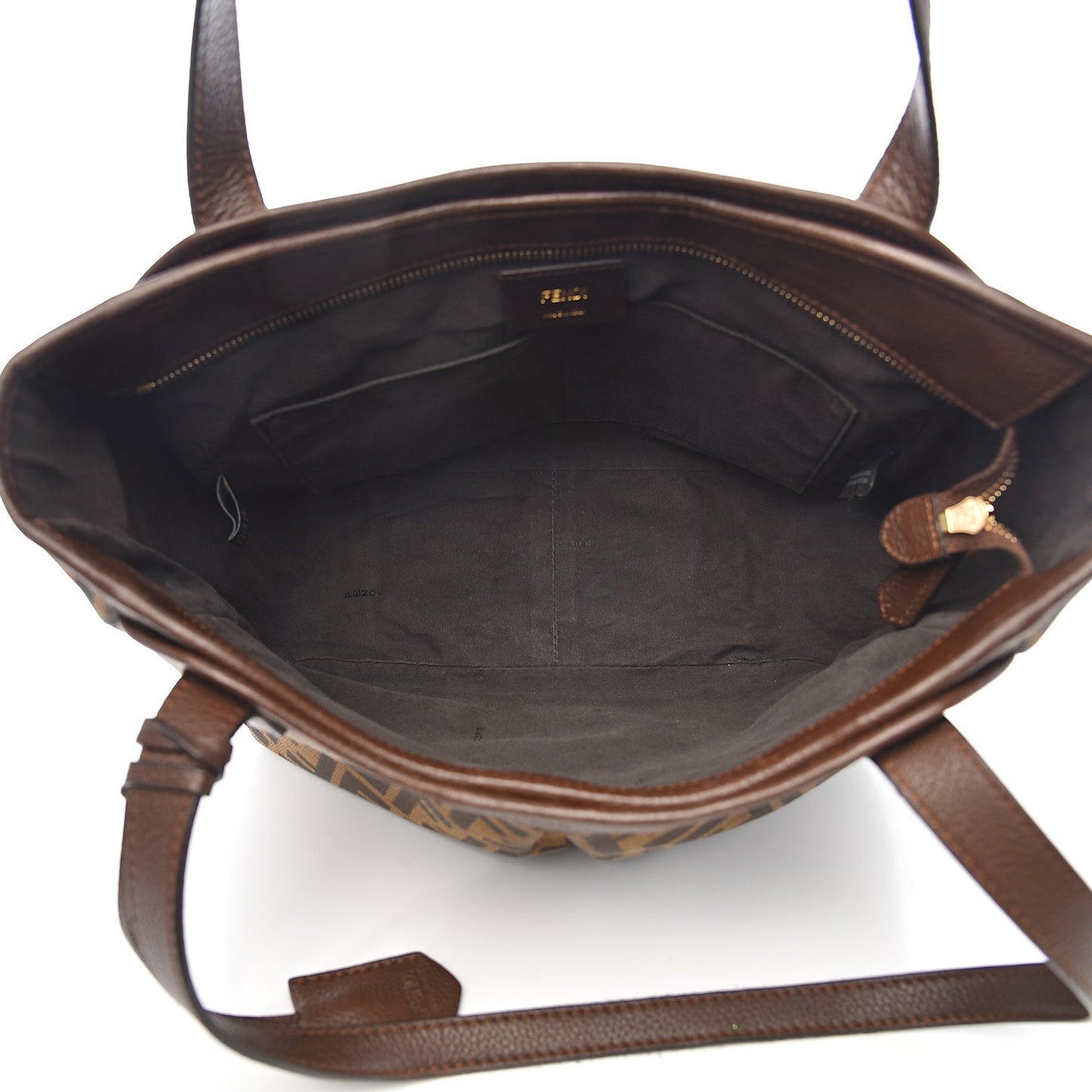 Zucca Vitello Artic Medium Shopping Tote Tobacco Castagna