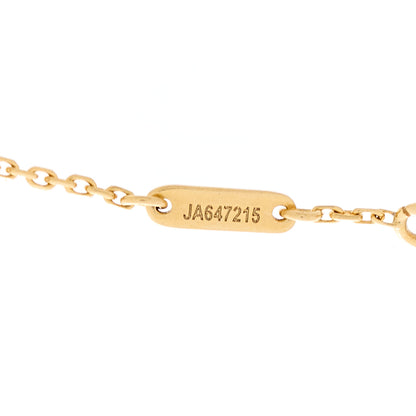 Van Cleef & Arpels 18K Yellow Gold Mother of Pearl Sweet Alhambra Bracelet 3 of 5