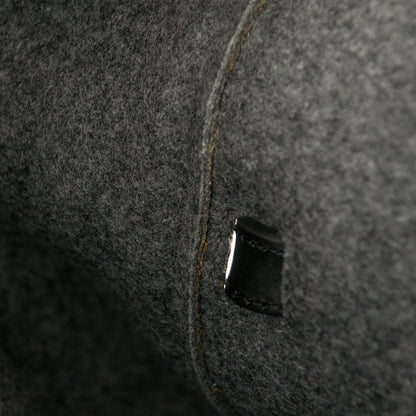 Celine Felt Calfskin Small Belt Bag Grey Black 11 of 12