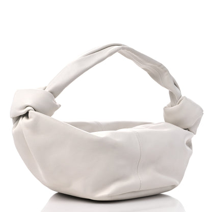 Bottega Veneta Calfskin Mini Double Knot Bag White 3 of 9