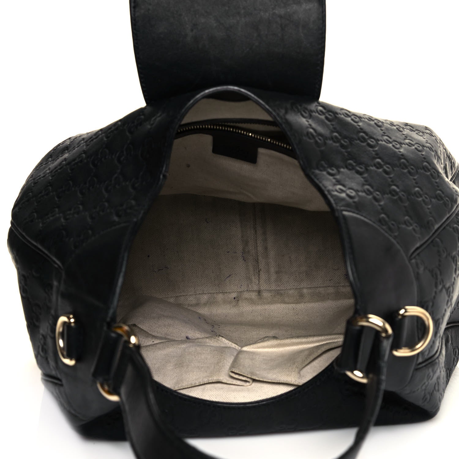 Gucci Guccissima Medium Emily Hobo Black 9 of 18