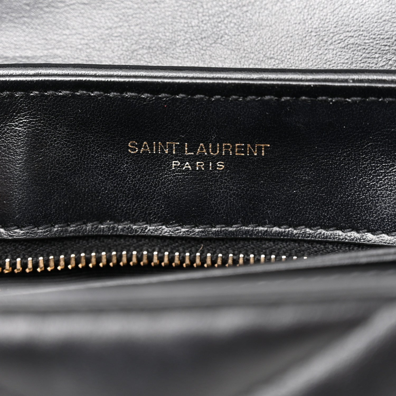 Saint Laurent Calfskin Y Quilted Monogram Toy Loulou Crossbody Bag Black 6 of 10