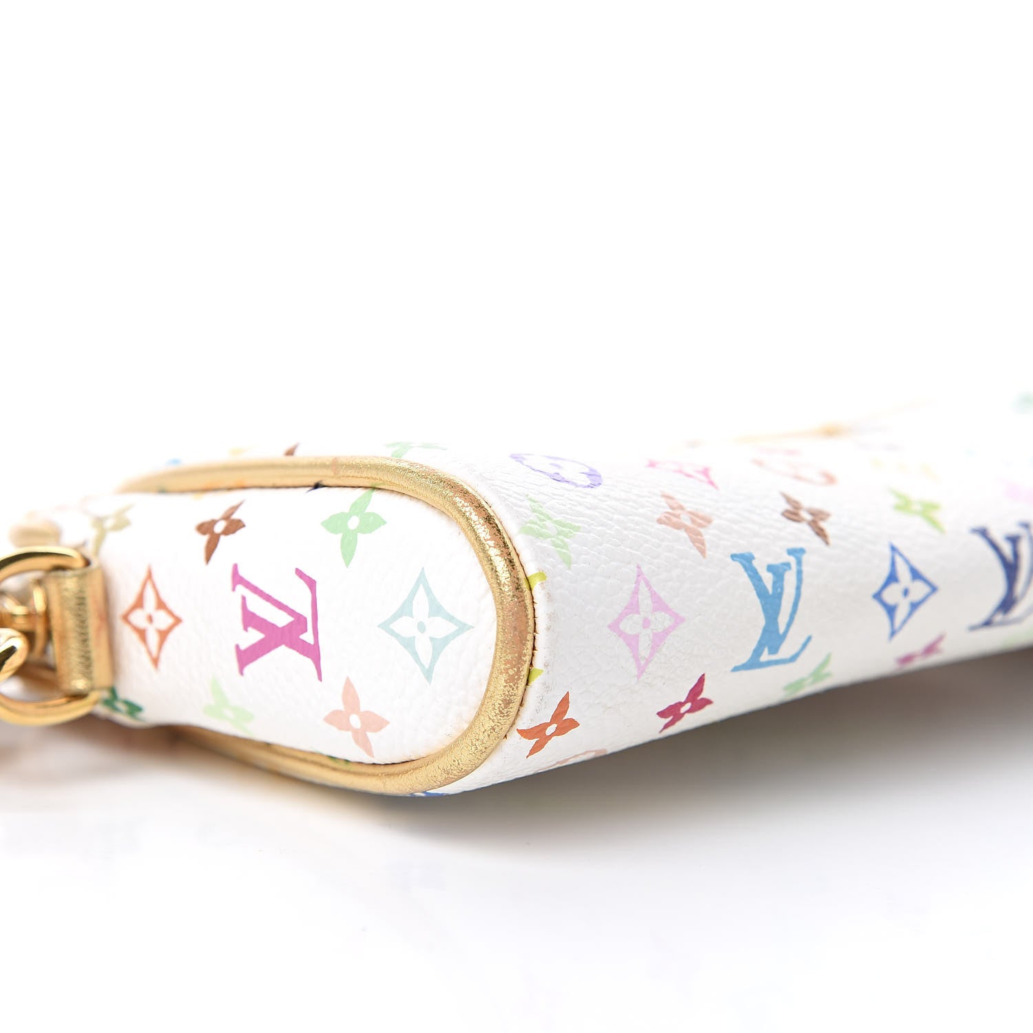 Louis Vuitton Monogram Multicolor Kate Clutch White 7 of 10