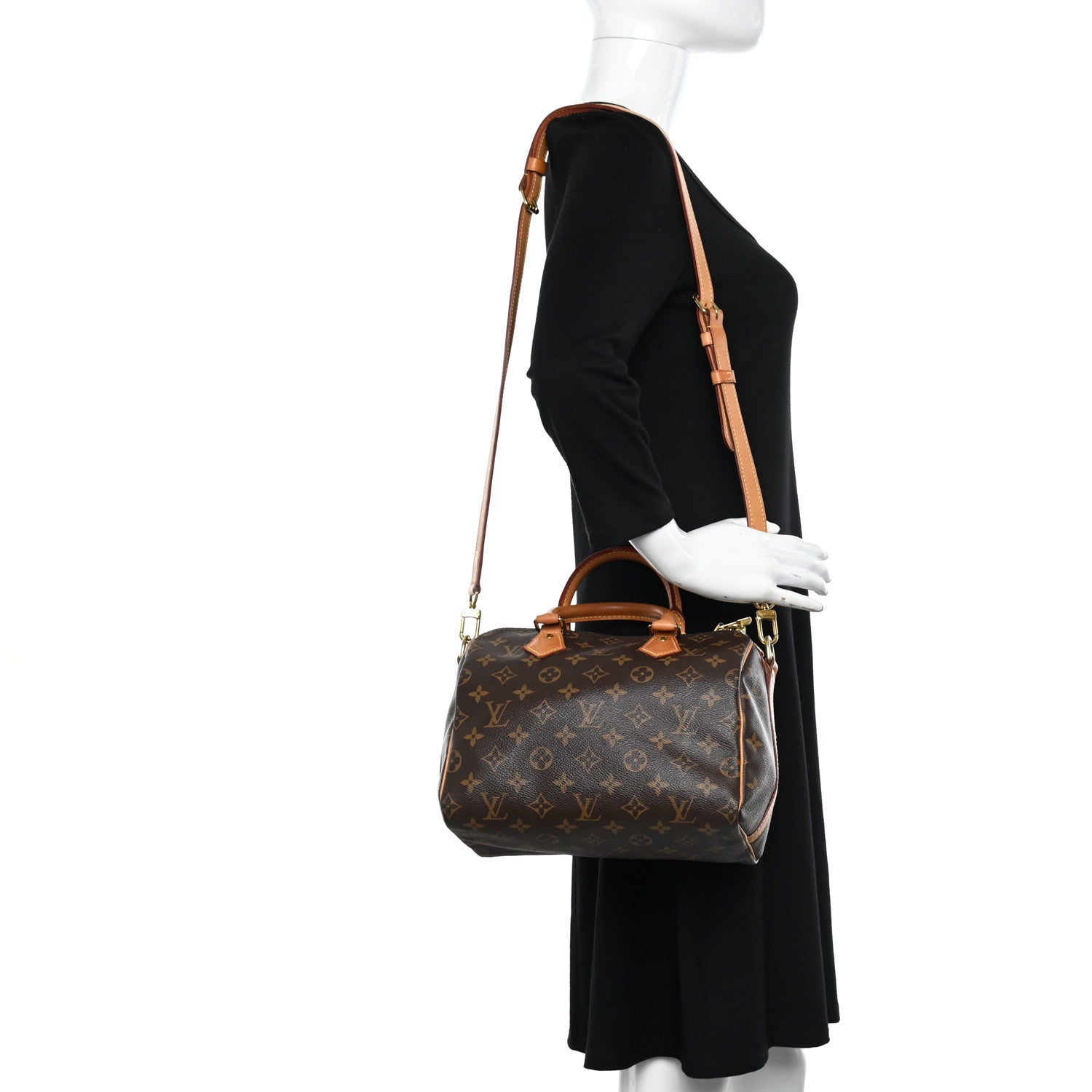 Louis Vuitton Monogram Speedy Bandouliere 25 2 of 10