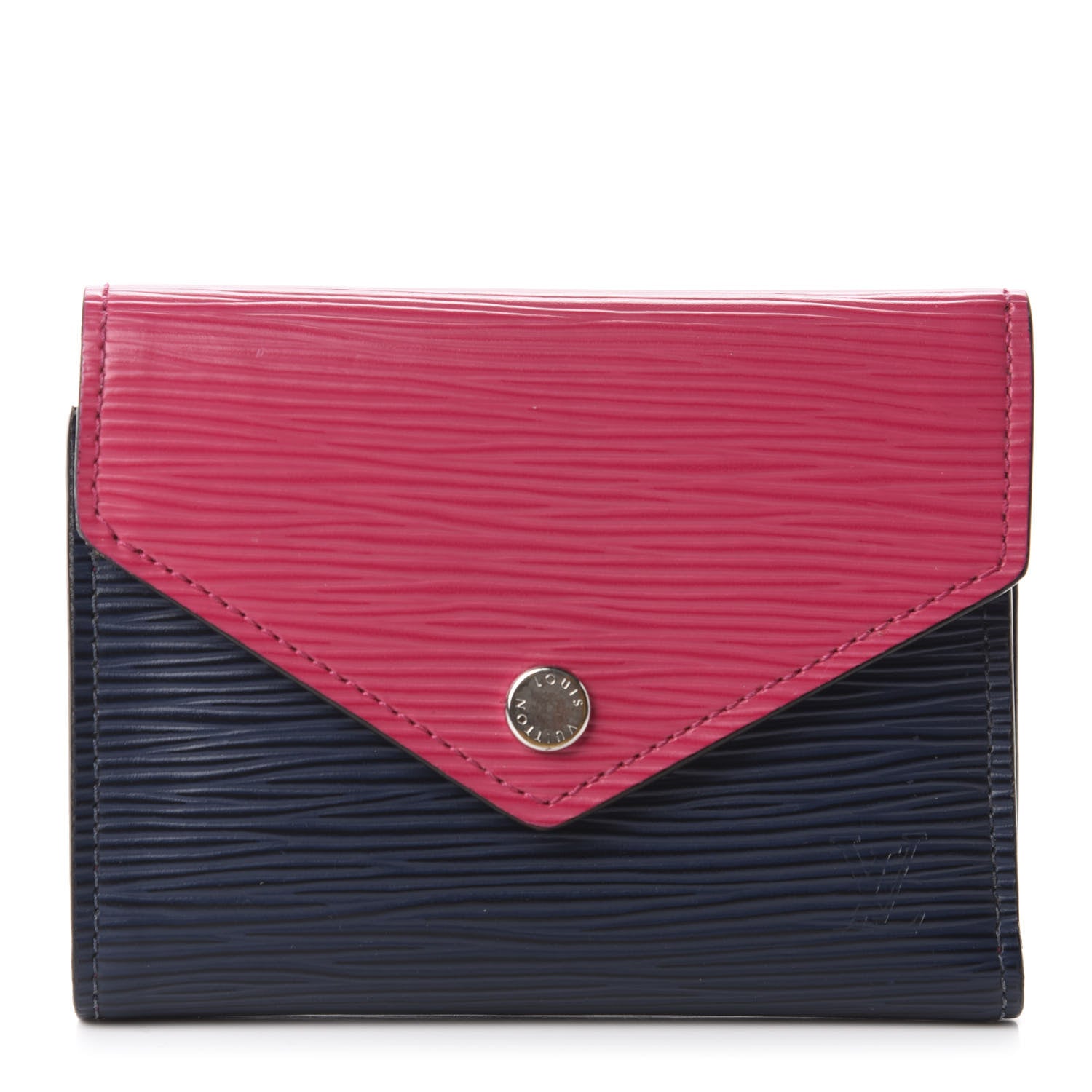 Louis Vuitton Epi Victorine Wallet Indigo Hot Pink 1 of 7