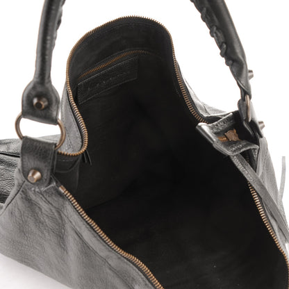 Balenciaga Agneau Classic Hardware Day Hobo Black 5 of 7
