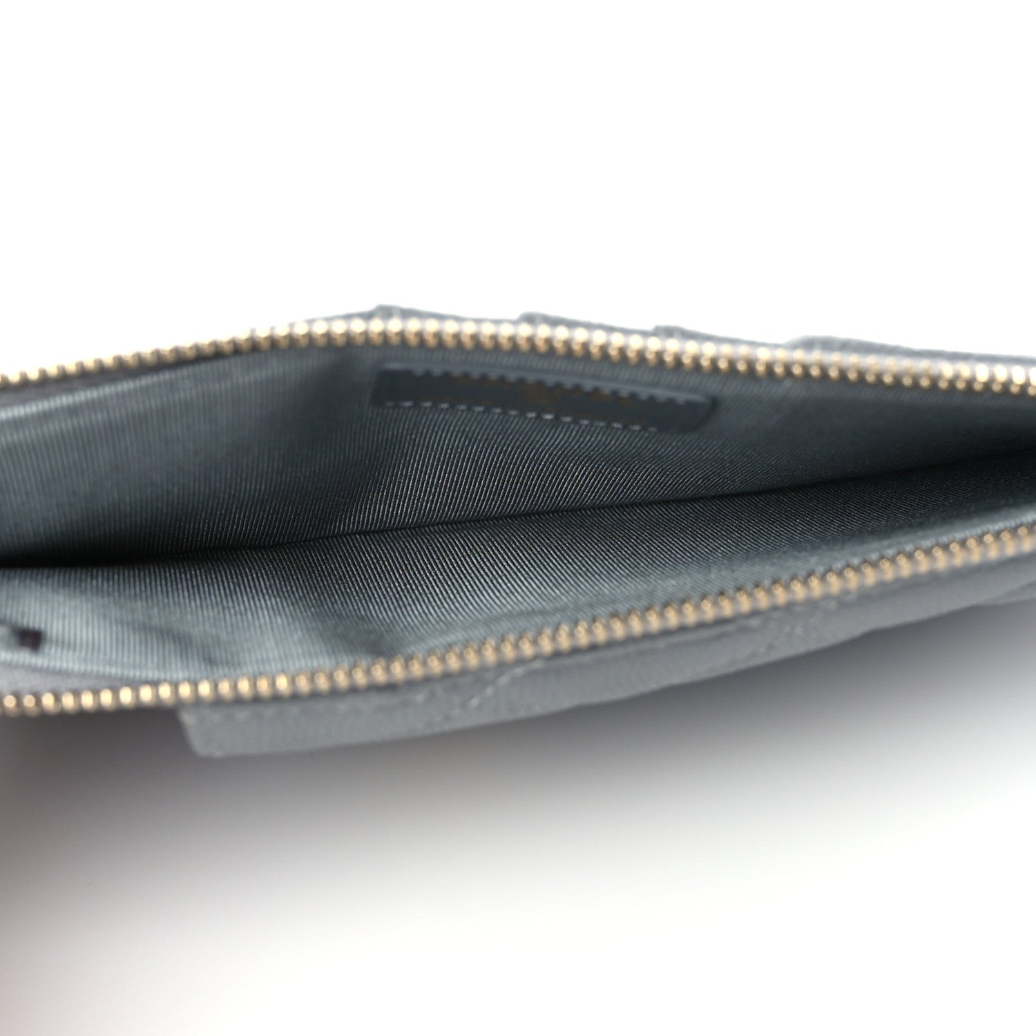 Chanel Caviar Quilted Classic iPhone Pouch Grey 5 of 7