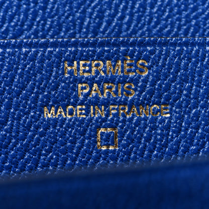 Hermes Shiny Alligator Bearn Wallet Mykonos 6 of 8