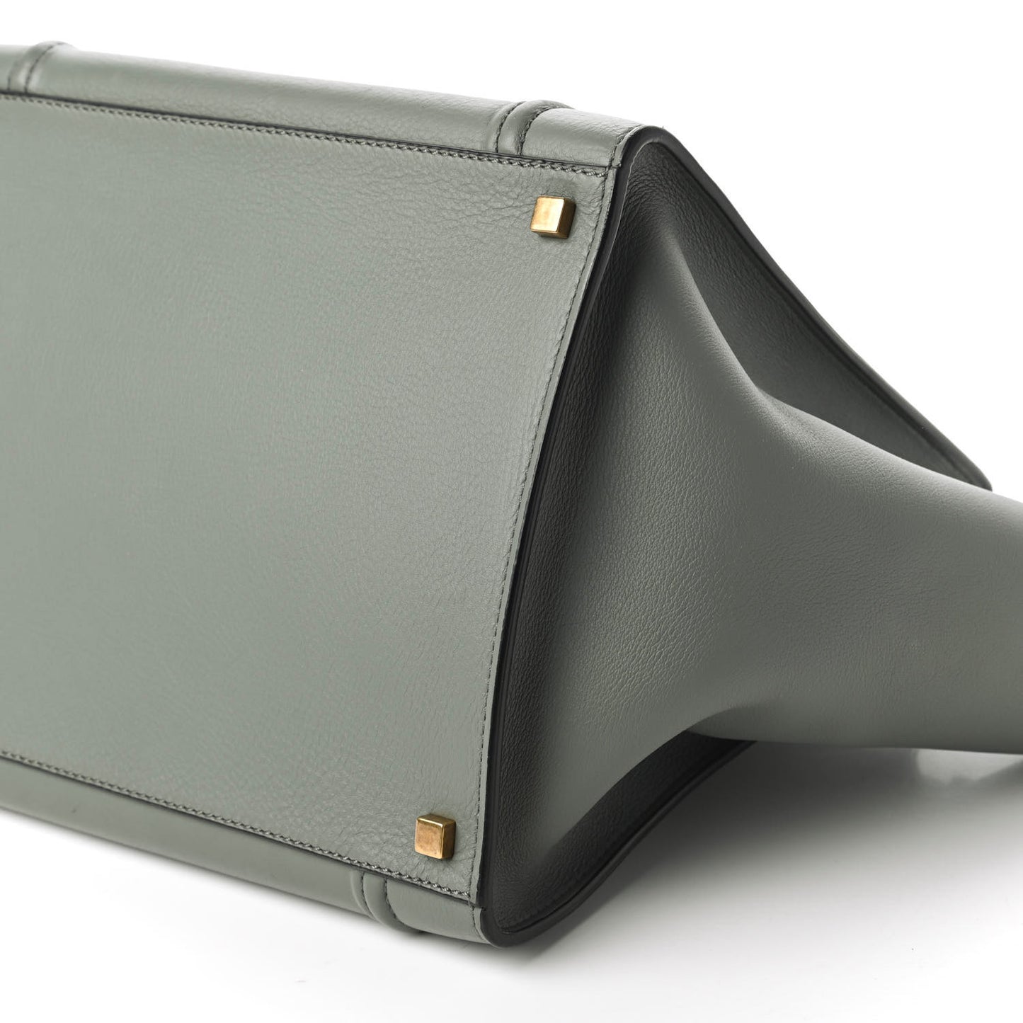 Supple Calfskin Medium Phantom Luggage Glacier