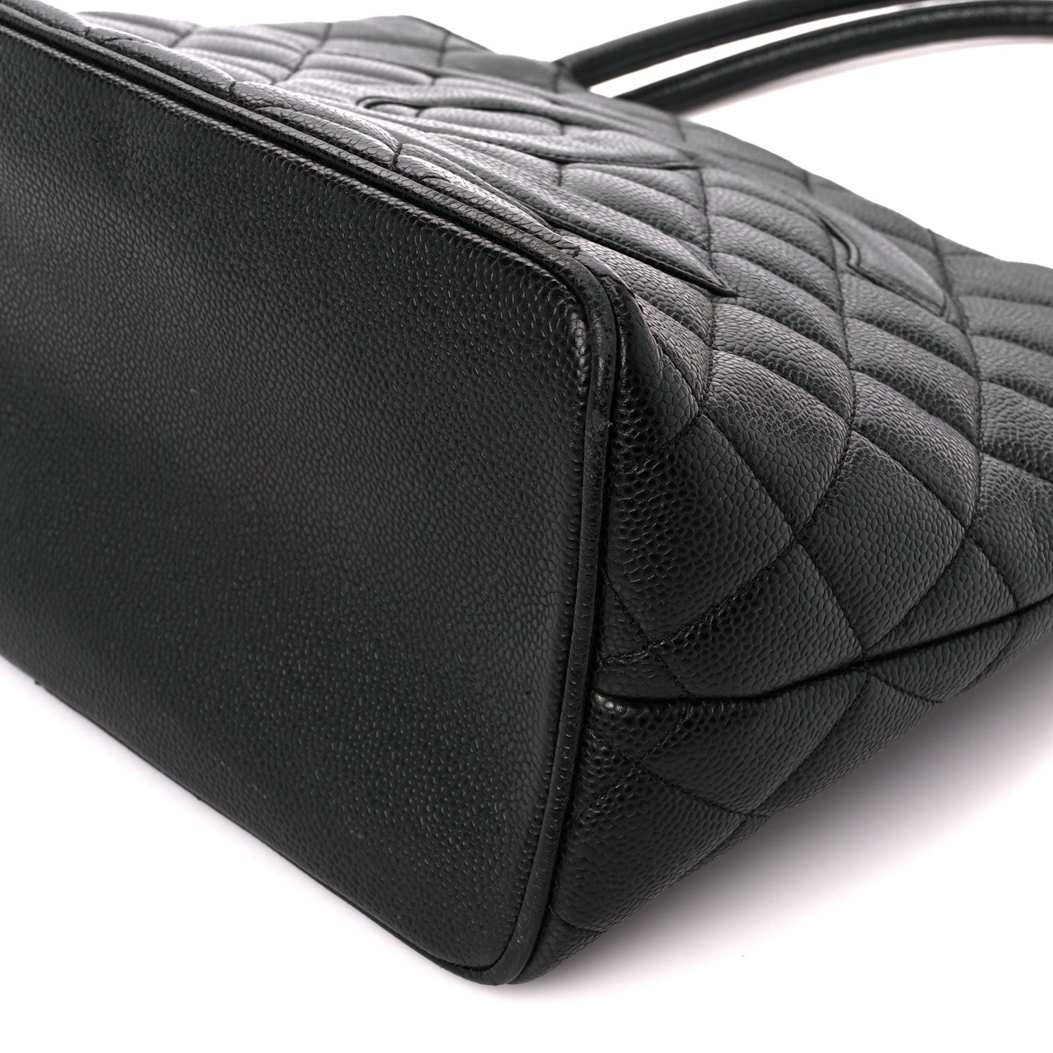 Chanel Caviar Quilted Medallion Tote Black 9 of 10