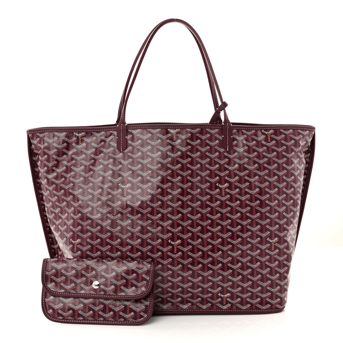 Goyardine Reversible Anjou GM Burgundy